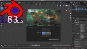 Blender 2.83 LTS with Icon