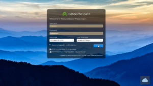 ResourceSpace login