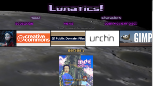 Lunatics Release site (Static HTML/CSS)