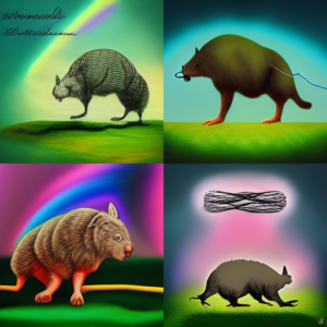 More wombats, but in "Renaissance" styles.
