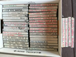 Tapes from FX collections.