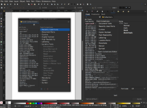 Font Collections in Inkscape 1.3