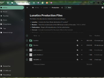 Lunatics Folders in Nextcloud
