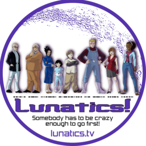 Lunatics Medallion Sticker Design