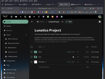 Nextcloud "Lunatics Project" Folder
