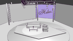 Talk Show Set Model