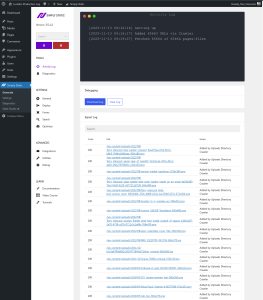UI for Simply Static plugin.