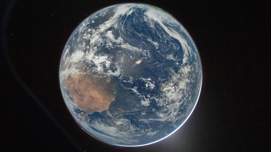Full Earth from Artemis II, April 2026.