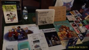 Lunatics Booth at the Anarchist Book Fair.